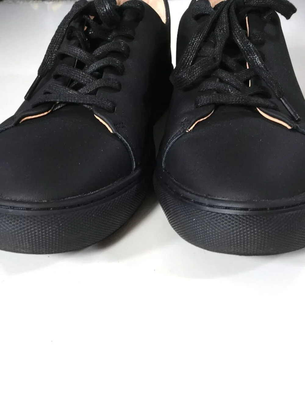 BYLT Premium Basics Lux Low Sneakers Mens Size 8.5 Black Leather